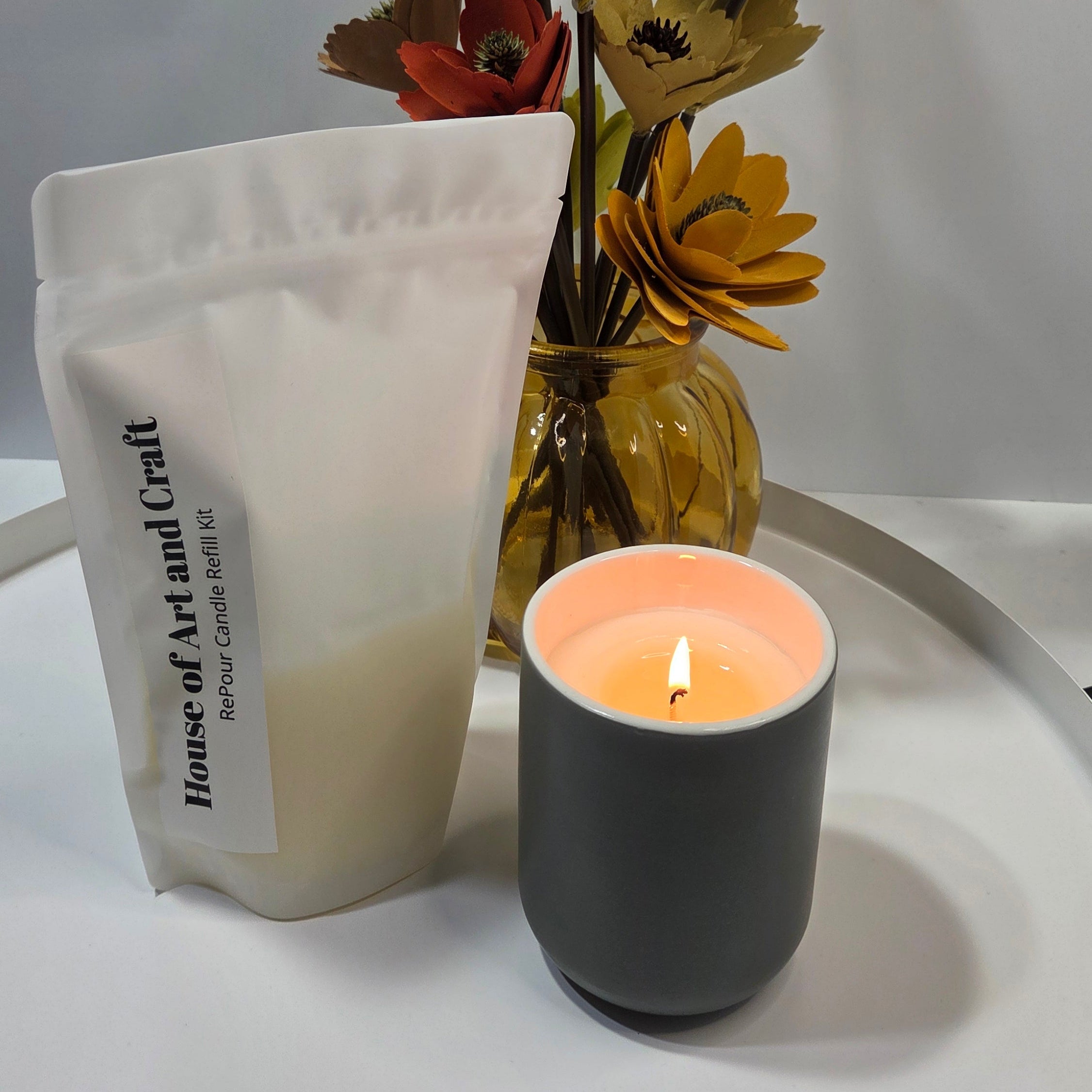 Roasted Pine Cone RePour Collection  | Candle Refill Kit