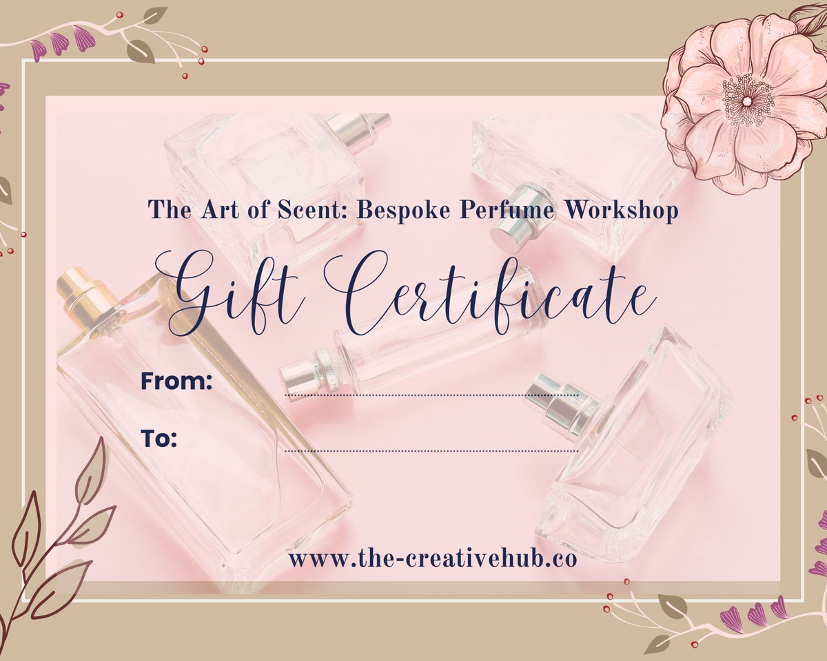 The Art of Scent: Bespoke Perfume Making Workshop – Gift Certificate
